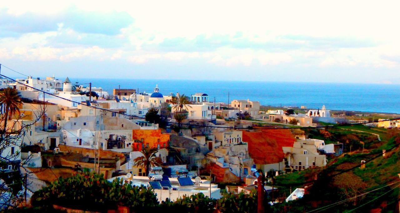 Вилла Bioclimatic Cave House Santorini Вотон Экстерьер фото